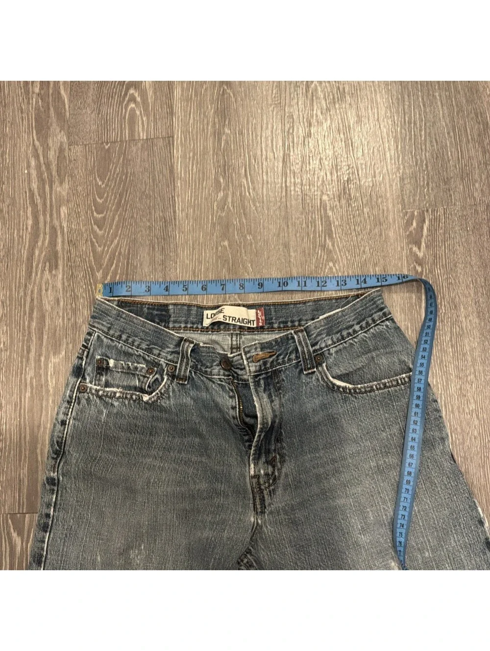 Vintage Y2K Levis 569 Loose Straight Jeans 30x32 Baggy Faded Denim